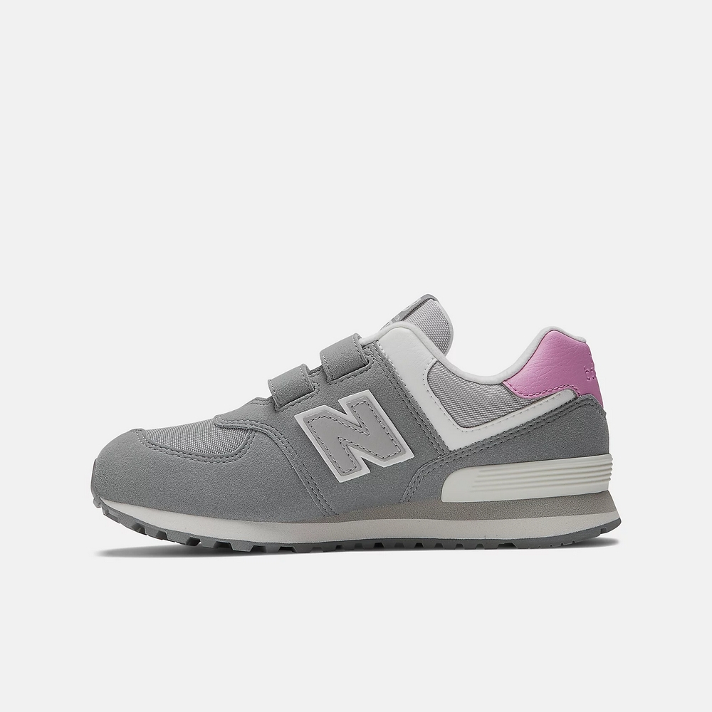 New Balance 574 男女大童休閒鞋-灰-PV574MG1-W