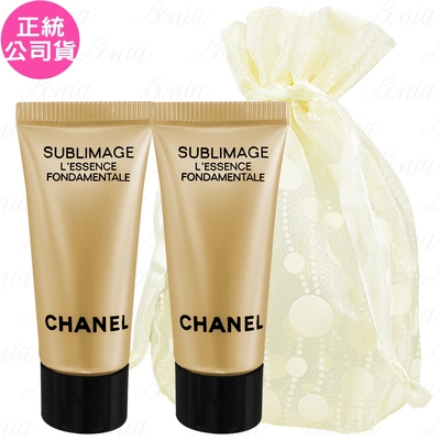 CHANEL 香奈兒 奢華金燦賦活精萃(5ml)*2旅行袋組(公司貨)