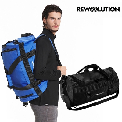 【Rewoolution】KUNOY 多用途背包[寶藍/黑色] 義大利品牌 登山必備 運動背包 後背包 手提包 REBB1NBG01
