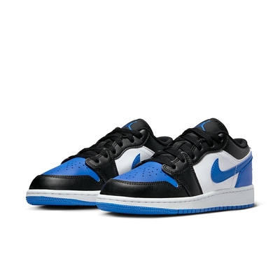 NIKE 休閒鞋 女鞋 大童 運動鞋 AJ1 AIR JORDAN 1 LOW GS 藍白黑 553560-140