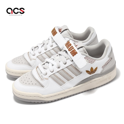 adidas 休閒鞋 Forum Low 男鞋 白 棕 魔鬼氈 復古 愛迪達 IE0477