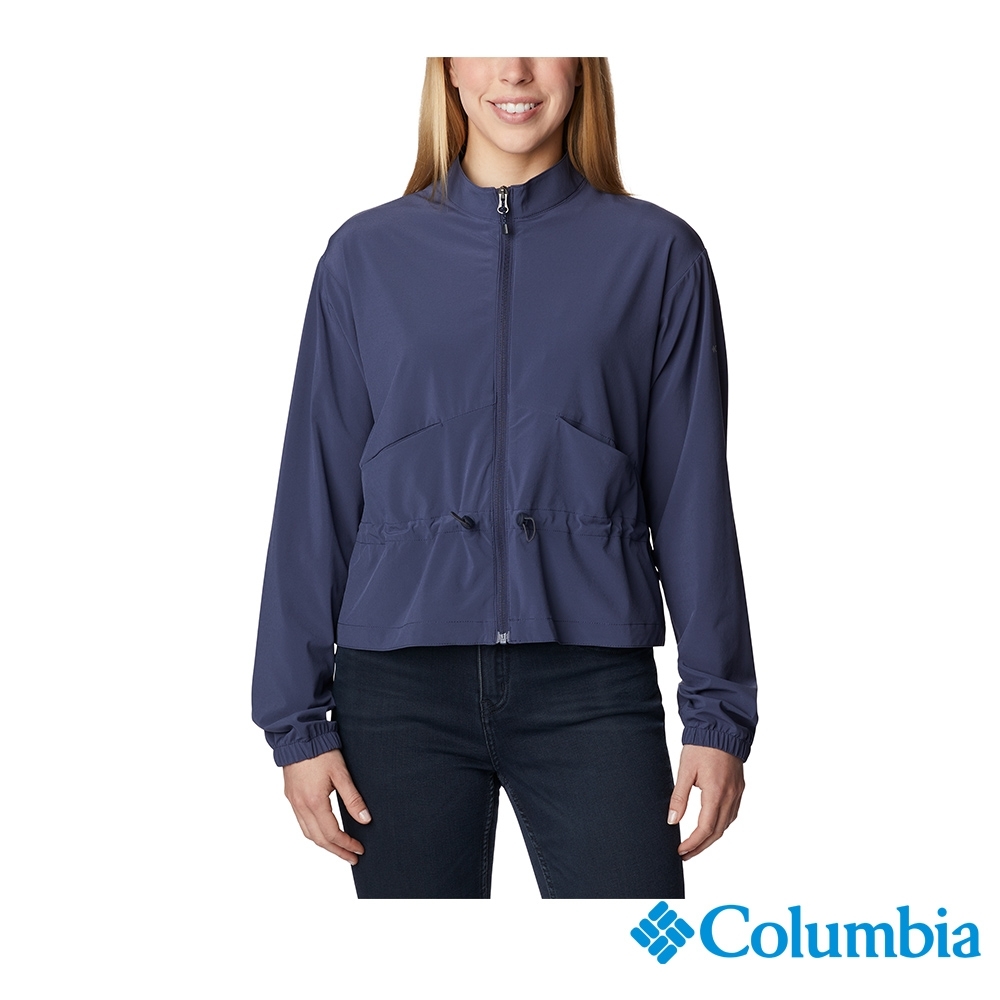 Columbia哥倫比亞 防曬/防潑風衣外套 男女均一價 (女款防潑外套-深藍)