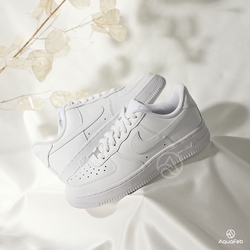 Nike Air Force 1 07 女鞋 白色 經典 皮革 AF1 休閒鞋 DD8959-100