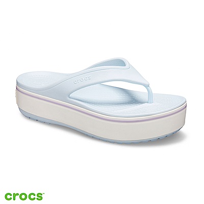 Crocs 卡駱馳 (中性鞋) 厚底卡駱班人字拖 205681-4JR