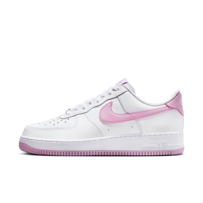 nike air force 1 07 男休閒運動鞋-白粉-fj4146101