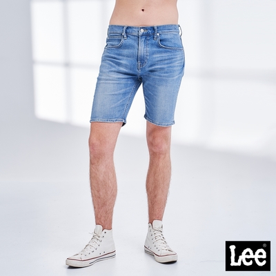 Lee 男款 901 牛仔短褲 中藍洗水