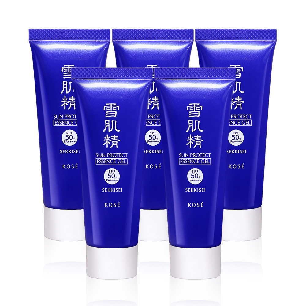 KOSE 高絲 雪肌精極效輕透防曬凝膠 SPF50+/PA++++ 25gX5