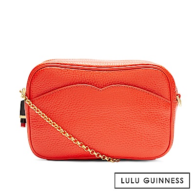 LULU GUINNESS AMBER 側背包 (橘)