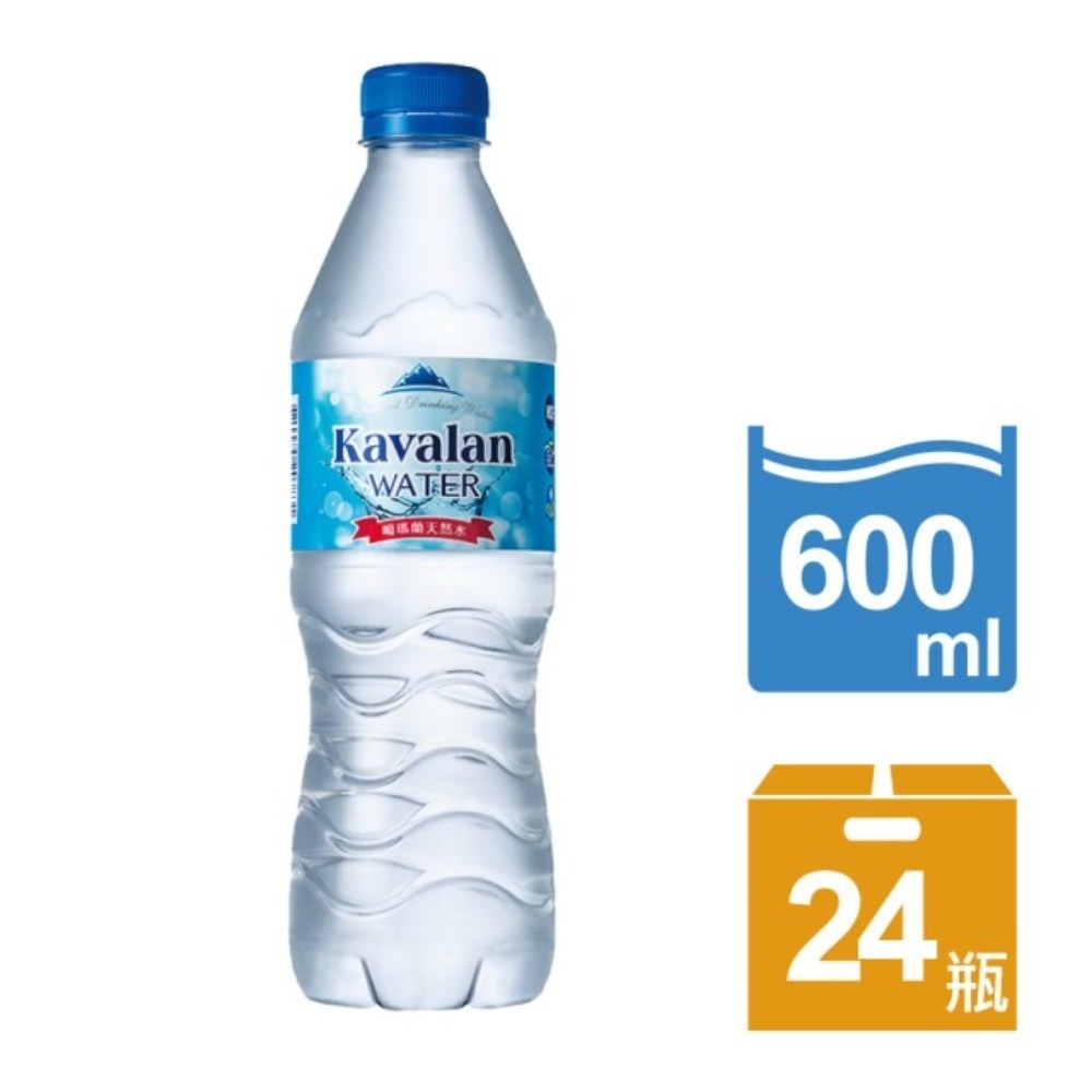 金車 噶瑪蘭天然水(600mlx24瓶)