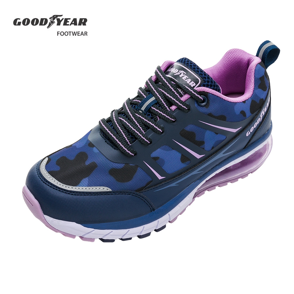 【GOODYEAR 固特異】動能-緩震運動鞋/女 透氣 機能鞋墊 耐磨 藍紫色(GAWR22806)