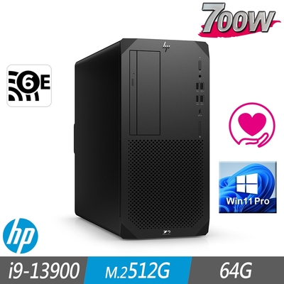 HP 惠普 Z2 G9 Tower 工作站 i9-13900/64G/M.2-512GB/W11P