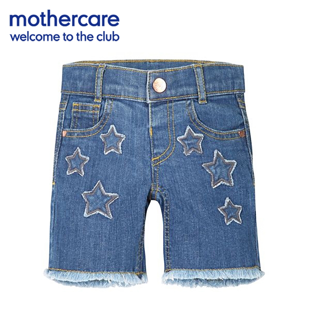 mothercare 專櫃童裝 星星補釘牛仔短褲 (6歲)