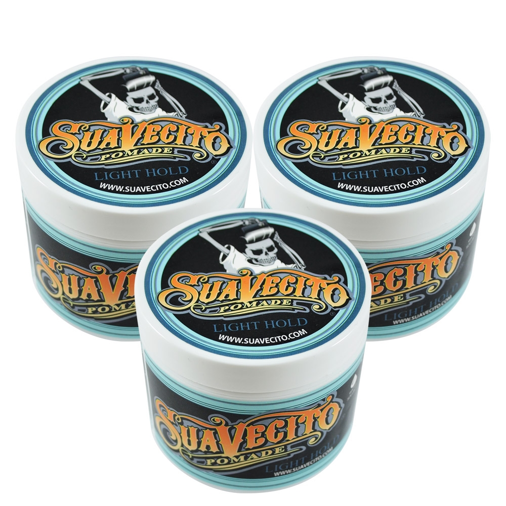 美國SuaVecito輕盈款水洗式髮油113g 三件組 Light Hold Pomade