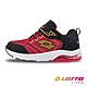 【LOTTO 義大利】童 BLINK RUN 氣墊跑鞋 (黑/紅-LT2AKR7070) product thumbnail 1