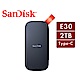 SanDisk E30 2TB 行動固態硬碟-G26 Type-C product thumbnail 1