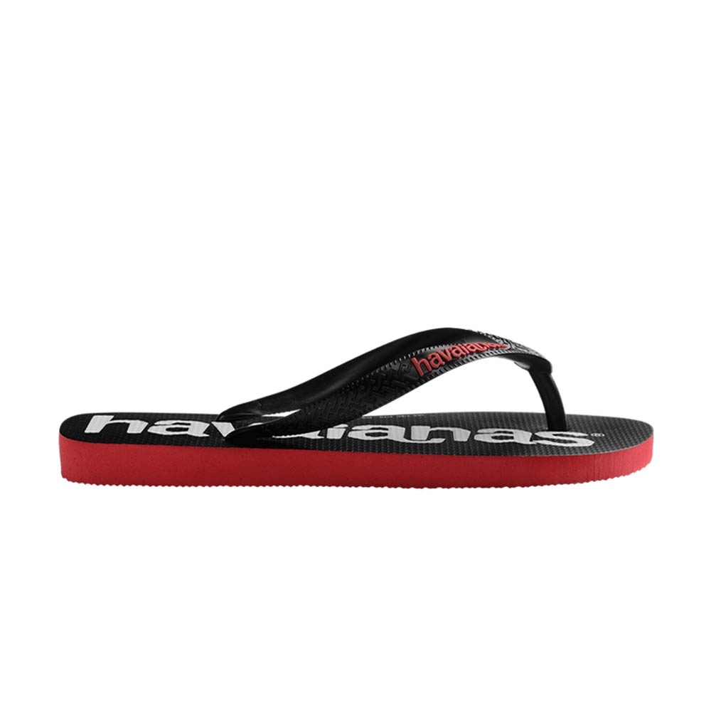 Havaianas Top Logogmania 2 男鞋 黑紅色 運動 拖鞋 夾腳拖 4145741-2090U