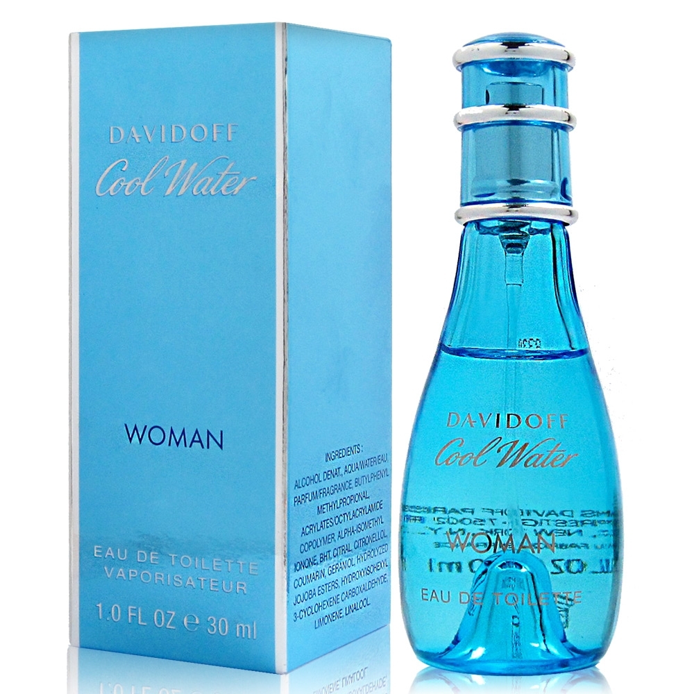 Davidoff 大衛杜夫 Cool Water 冷泉女性淡香水 30ml (法國進口)