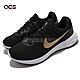 Nike 慢跑鞋 Revolution 6 NN 運動 男鞋 輕量 透氣 舒適 避震 路跑 健身 黑 金 DC3728002 product thumbnail 1