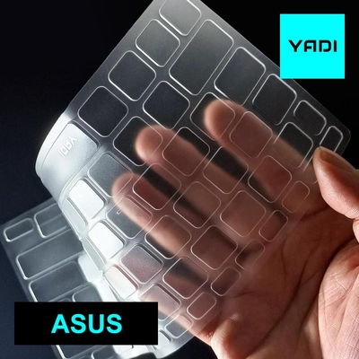 【YADI】ASUS Redolbook 14 S433 系列專用 TPU 鍵盤保護膜 抗菌 防水 防塵