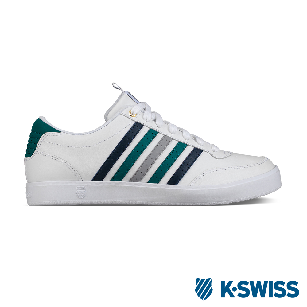 K-Swiss Court Lite CMF休閒運動鞋-男-白/綠/藍