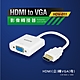KINYO HDMI(公)轉VGA(母)影像轉接器 product thumbnail 1