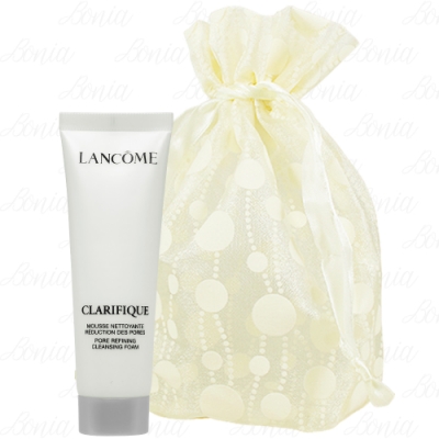 LANCOME 蘭蔻 超極光淨緻毛孔洗面乳(30ml)(精巧版)旅行袋組