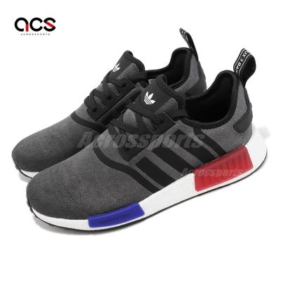 adidas 休閒鞋 NMD R1 男鞋 女鞋 黑 灰 經典款 Boost 三葉草 愛迪達 HQ4452