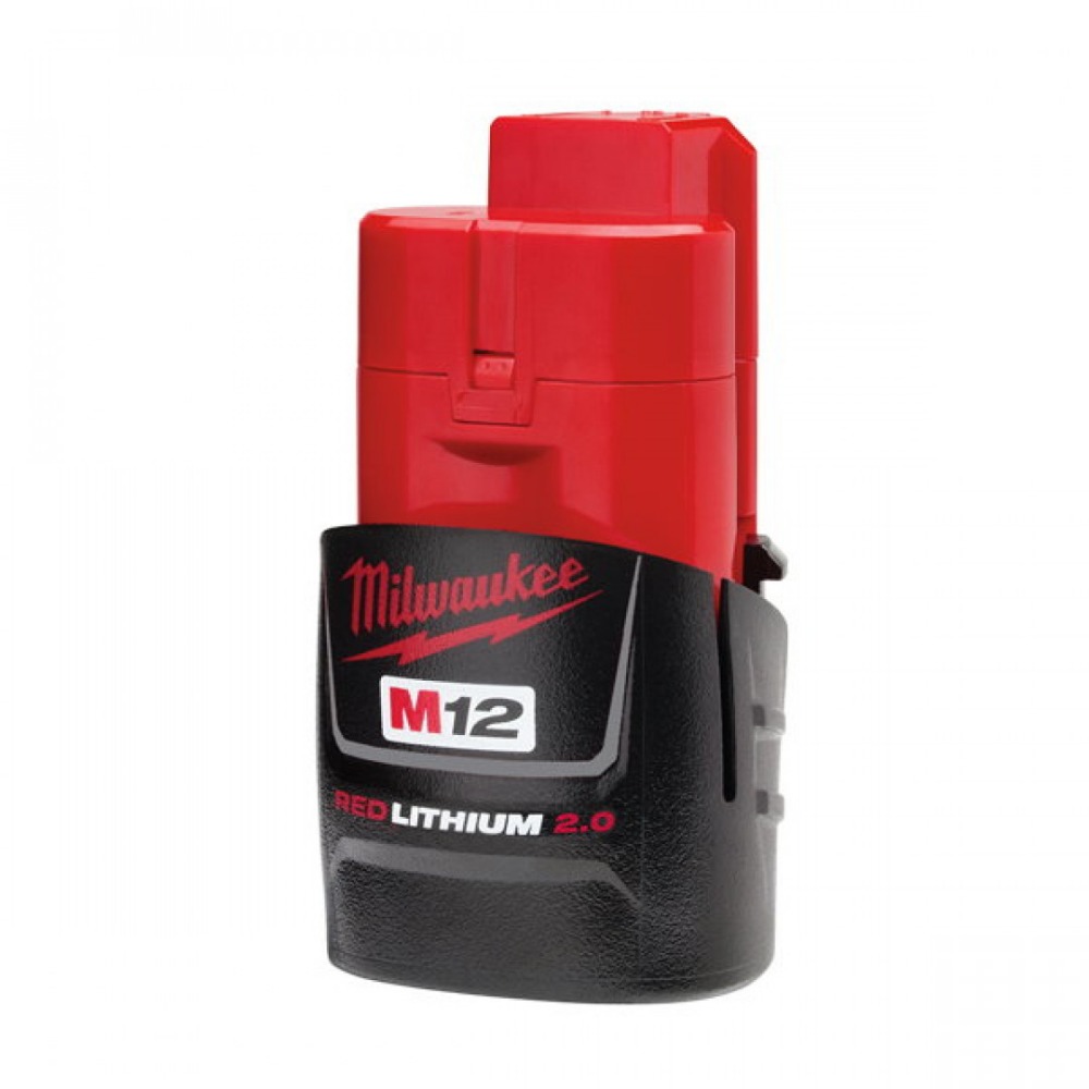 Milwaukee 12V鋰電專用電池2.0AH M12B2