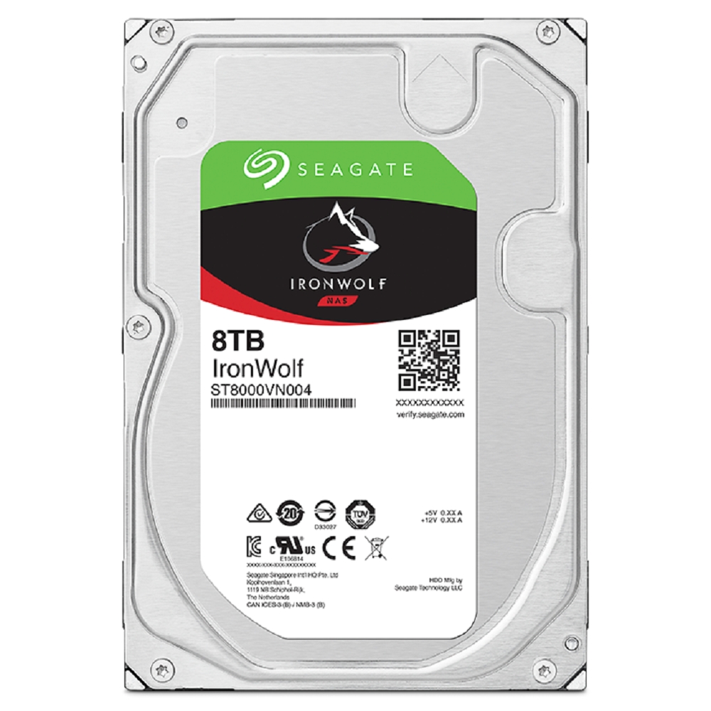 Seagate 那嘶狼IronWolf 8TB 3.5吋7200轉NAS硬碟含3年資料救援