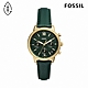 FOSSIL Neutra 大器優雅晶鑽計時女錶 綠色真皮錶帶 36MM ES5239 product thumbnail 1