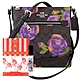 COACH 巧克力色玫瑰花圖樣大C PVC斜背包+Anna Sui 獨角獸隨身小香 product thumbnail 1