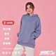 STL yoga 韓國瑜伽 Pick Up Oversize 大連帽T 刷毛 保暖 厚軟磅 hoodie 長袖 上衣／AntiqueBlue普羅旺斯藍 product thumbnail 1