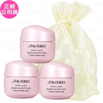 SHISEIDO 資生堂 激透光水乳霜(15ml)*3旅行袋組(公司貨)