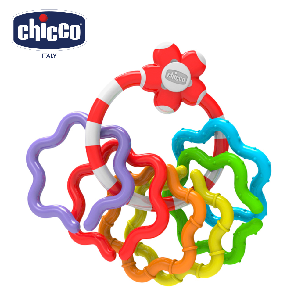 chicco-寶貝學習顏色形狀手搖鈴
