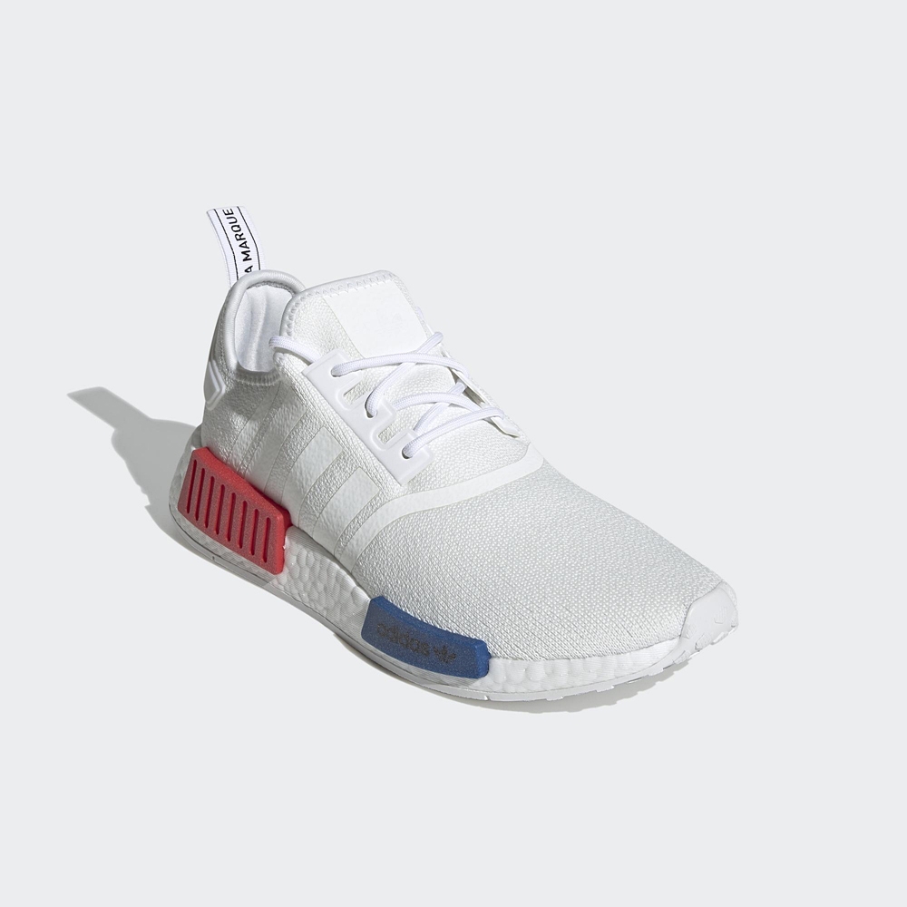 adidas 休閒鞋 男鞋 運動鞋 襪套 NMD_R1 白紅藍 GZ7925