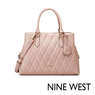 NINE WEST PEETRA 菱格手提包-裸粉(558906)