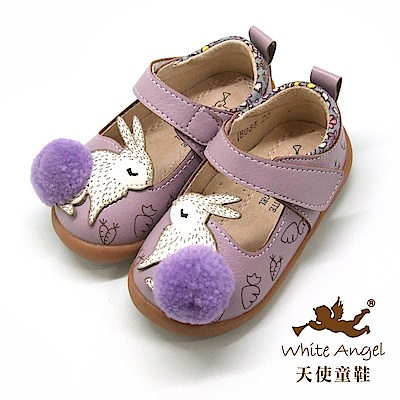 天使童鞋 親親小紫兔娃娃鞋(小-中童)i8035-紫