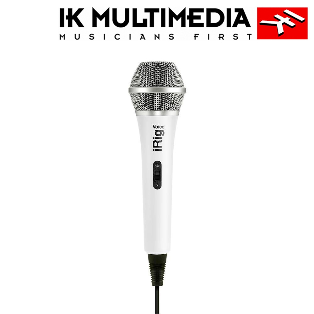 『IK Multimedia』iRig Voice White 行動裝置麥克風 / 公司貨保固