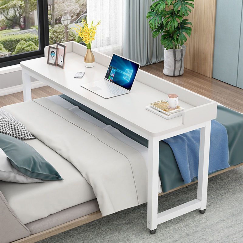床上桌 跨床桌 床邊桌 長條跨床桌 電腦桌 床上書桌 臥室寫字台 多功能可移動