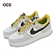 Nike 休閒鞋 Air Force 1 07 PRM 男鞋 白 黃 帆布 AF1 街頭 復古 經典 運動鞋 FV3628-031 product thumbnail 1