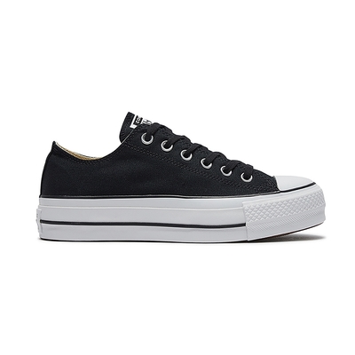 Converse Ctas Lift Ox 女鞋 黑色 低筒 厚底 百搭 輕量 休閒鞋 560250C