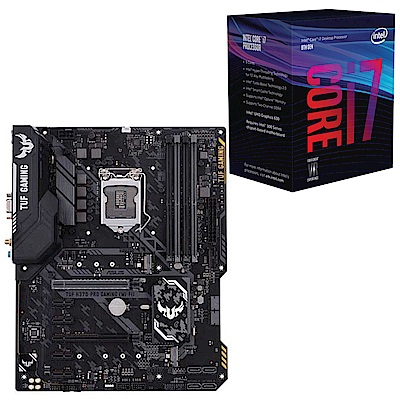 【雅虎價】Intel i7-8700 + 華碩TUF H370-PRO 主機板| 華碩INTEL超