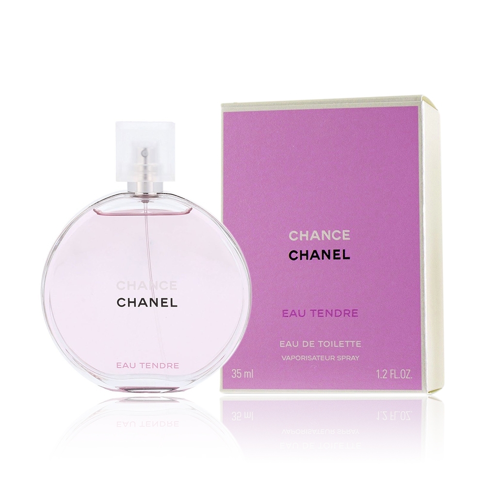 CHANEL 香奈兒 chance 粉紅甜蜜淡香水 35ml