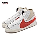 Nike 休閒鞋 Blazer Mid 77 Jumbo 男鞋 女鞋 白 橘紅 大勾 板鞋 襪套 DD3111-102 product thumbnail 1