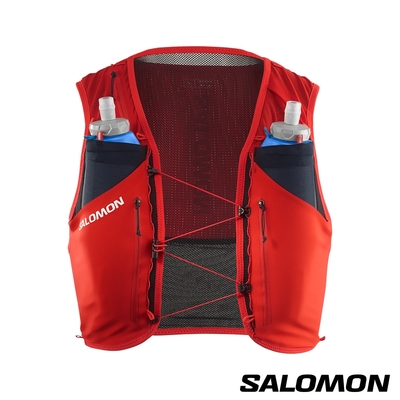 官方直營 Salomon SENSE PRO 6 水袋背包組 火炬紅/黑