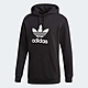 Adidas 帽T Originals Trefoil 男款 愛迪達 基本款 潮流穿搭 舒適 黑 白 DT7964 product thumbnail 1