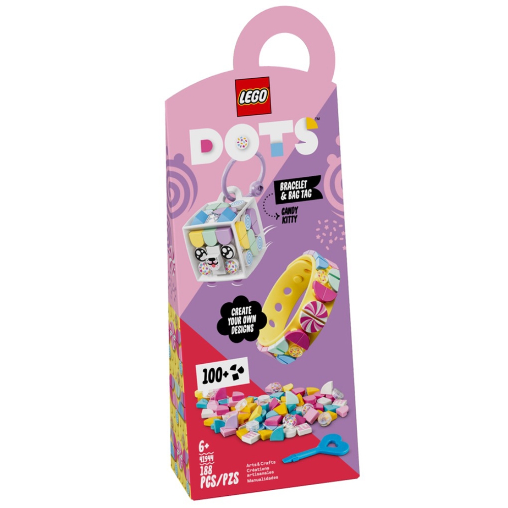 樂高LEGO DOTS系列 - LT41944 豆豆手環吊牌組 糖果貓咪