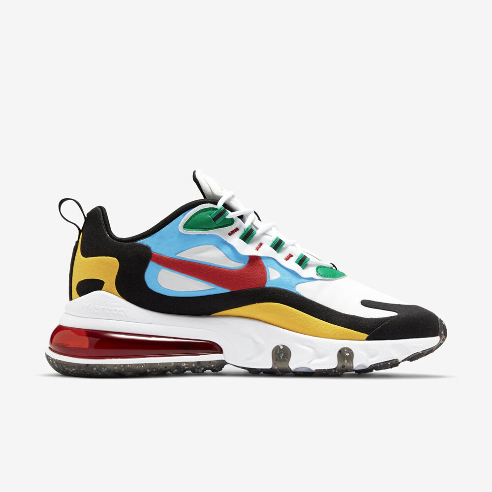 Nike Air Max 270 React [DA2610-161] 男鞋運動休閒慢跑籃球緩震穿搭白