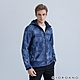 GIORDANO 男裝防潑水可拆式連帽外套 - 95 灰/藍 product thumbnail 1