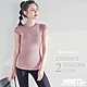 STL Yoga Essence Volume 韓國瑜珈 無肩線2分包袖 運動短袖上衣 本質伸展／霧粉MistyPink product thumbnail 1